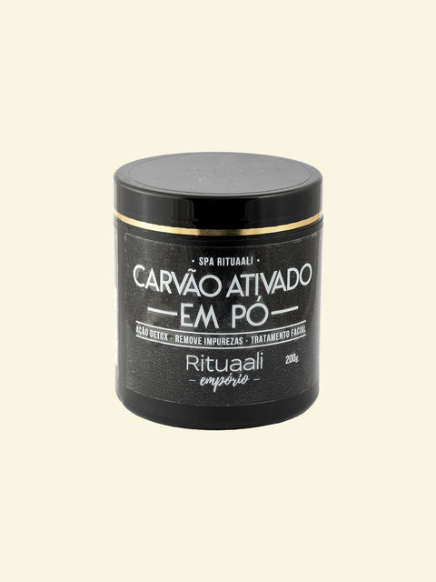Carvão Ativado em Pó - Detox Natural para Pele