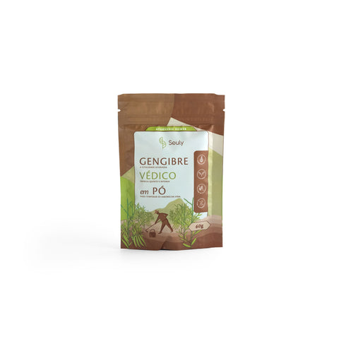 Gengibre Védico em Pó - Souly 60g