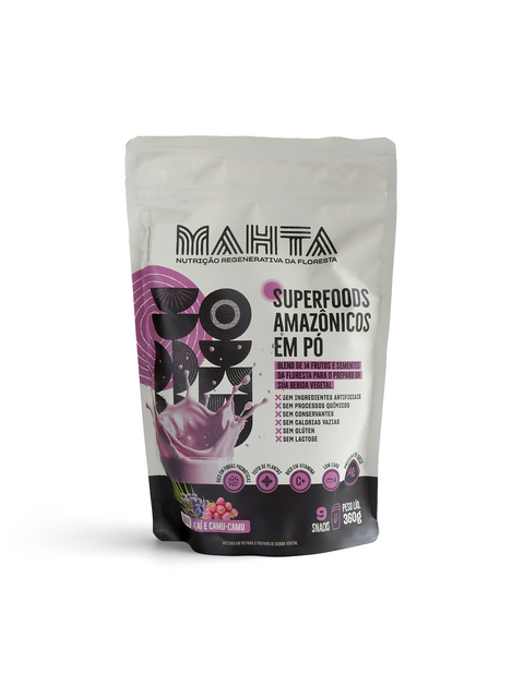 Superfoods em Pó Mahta - Açaí e Camu Camu 360g