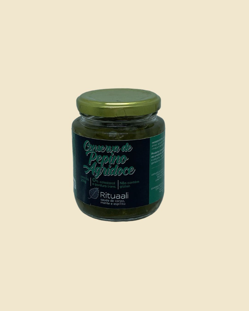 Conserva Orgânica de Pepino Agridoce