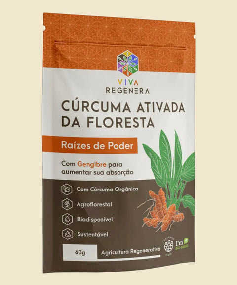 Cúrcuma Ativada da Floresta - Antioxidante e Anti-inflamatório Natural